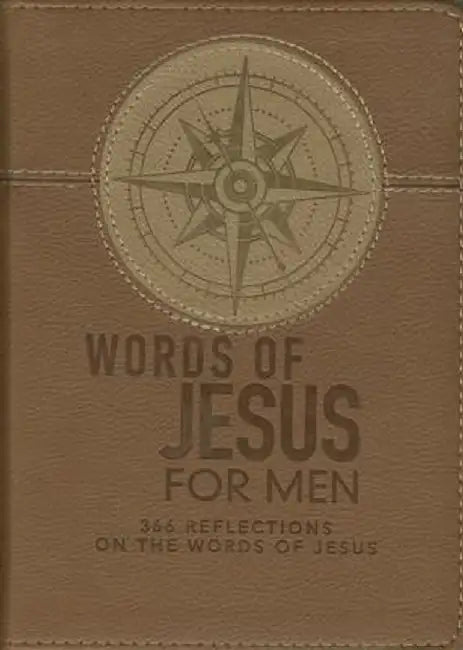 Lux-Leather Brown - Words of Jesus for Men by Christian Art Gifts