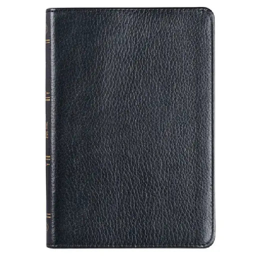 KJV Compact Bible Black Full Grain Leather