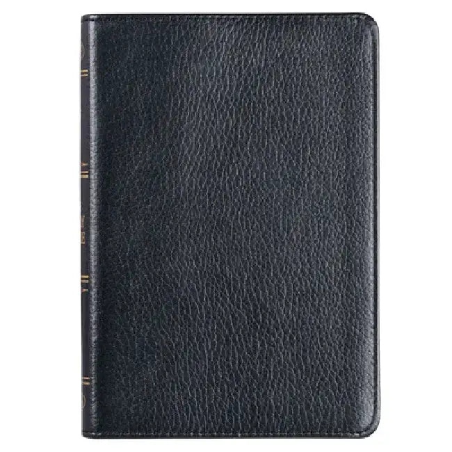 KJV Compact Bible Black Full Grain Leather