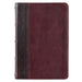 KJV Compact Bible Two-Tone Brown/Brandy Full Grain Leather