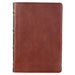 KJV Giant Print Full-Size Bible Brown Full Grain Leather