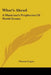 What's Ahead: A Musician's Prophecies Of World Events by Vincent Lopez