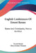 English Conferences Of Ernest Renan: Rome And Christianity. Marcus Aurelius by Ernest Renan, Clara Erskine Clement