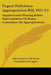 Urgent Deficiency Appropriation Bill, 1922 V2: Supplemental Hearing Before Subcommittee Of House Committee On Appropriations by Subcommittee of House Committee on Appro