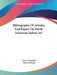 Bibliography Of Articles And Papers On North American Indian Art by Anne D. Harding, Patricia Bolling