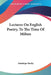 Lectures On English Poetry, To The Time Of Milton by Stanhope Busby