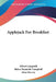 Applejack For Breakfast by Alfred Campbell, Helen Monteith Campbell, Alice Harvey