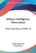 Military Intelligence, Observation: Basic Field Manual FM30-10 by United States War Department
