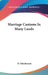 Marriage Customs In Many Lands by H. Hutchinson