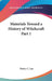 Materials Toward a History of Witchcraft Part 1 by Henry C. Lea