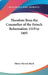 Theodore Beza the Counsellor of the French Reformation 1519 to 1605 by Henry Martyn Baird