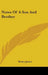 Notes Of A Son And Brother by Henry James