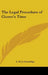 The Legal Procedure of Cicero's Time by A. H. J. Greenidge