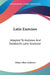 Latin Exercises: Adapted To Andrews And Stoddard's Latin Grammar by Ethan Allen Andrews