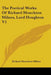 The Poetical Works Of Richard Monckton Milnes, Lord Houghton V1 by Richard Monckton Milnes