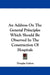 An Address On The General Principles Which Should Be Observed In The Construction Of Hospitals by Douglas Galton
