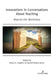 Innovations in Conversations about Teaching: Beyond the Workshop by Maria B. Hopkins