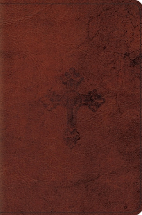 Compact Bible-ESV-Weathered Cross Design by Esv Bibles