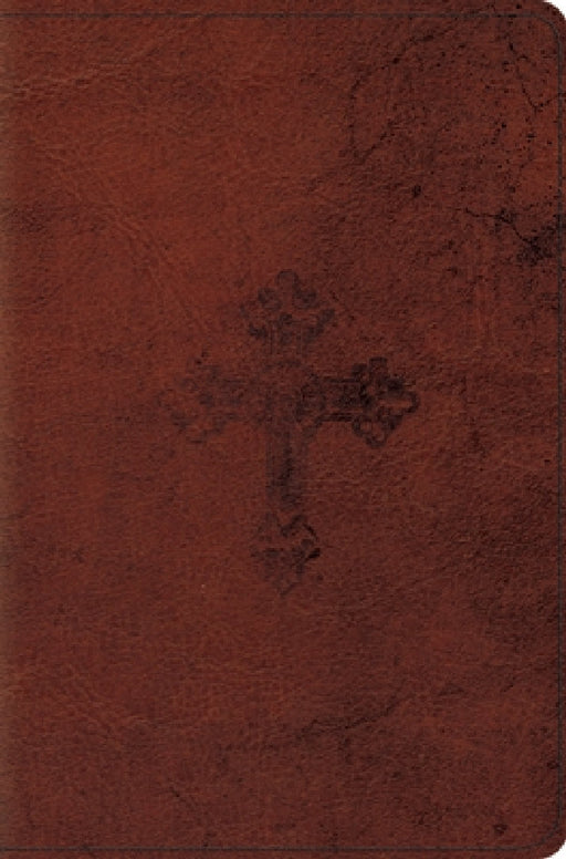 Compact Bible-ESV-Weathered Cross Design by Esv Bibles
