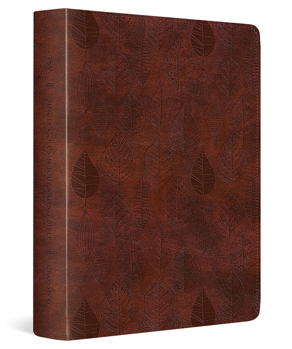 Single Column Journaling Bible-ESV-Leaves Design