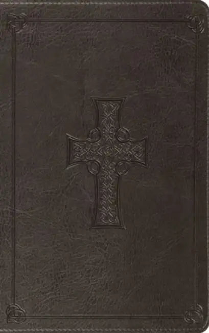 Value Thinline Bible-ESV-Celtic Cross Design by Crossway Bibles