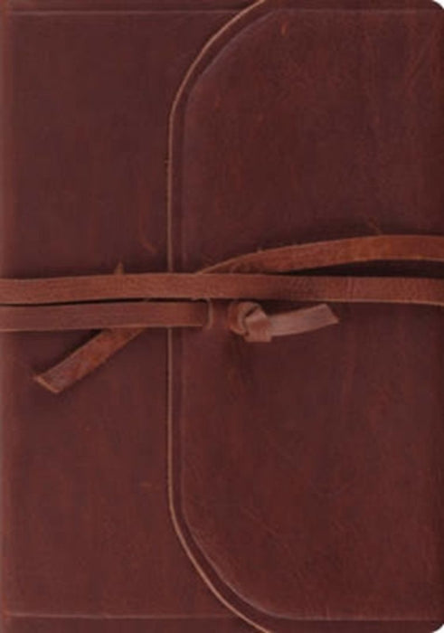 Journaling Bible-ESV-Interleaved Flap with Strap by Crossway Bibles