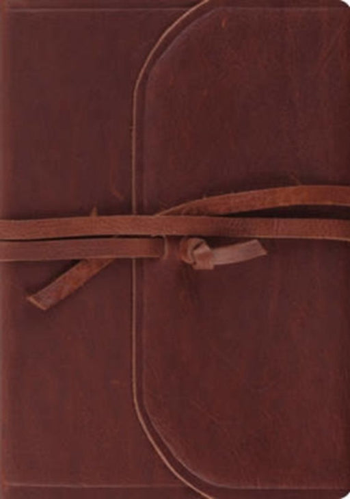 Journaling Bible-ESV-Interleaved Flap with Strap by Crossway Bibles