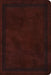 ESV Value Large Print Compact Bible (Trutone, Mahogany, Border Design)
