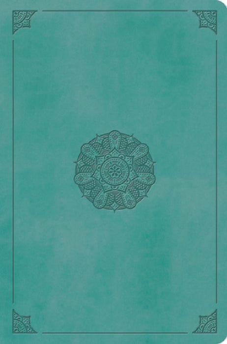 ESV Value Compact Bible (Trutone, Turquoise, Emblem Design)