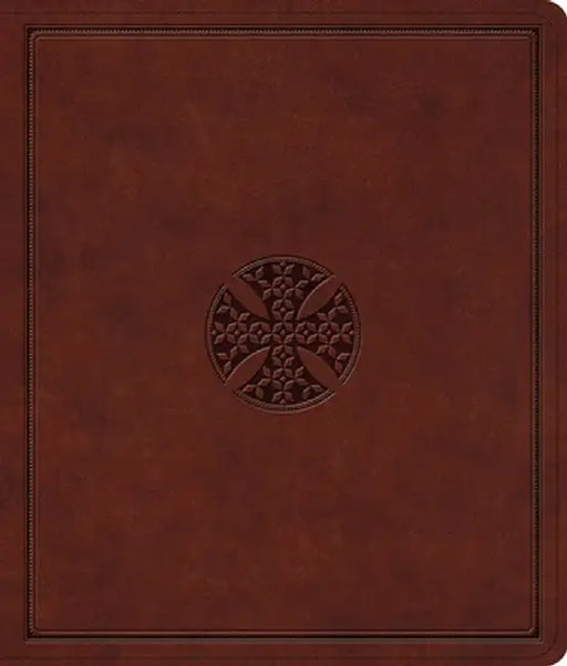 ESV Journaling Bible (Trutone, Brown, Mosaic Cross Design)