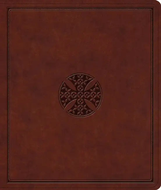 ESV Journaling Bible (Trutone, Brown, Mosaic Cross Design)