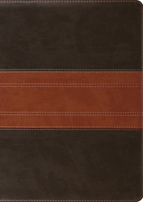 ESV Study Bible, Large Print (Trutone, Forest/Tan, Trail Design)