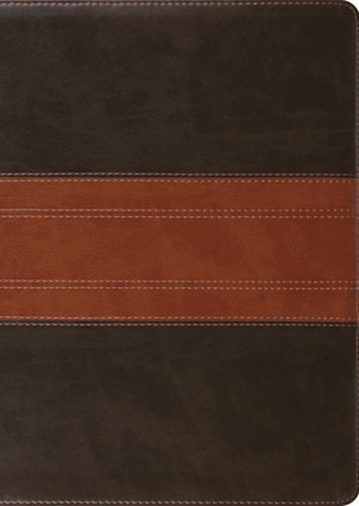 ESV Study Bible, Large Print (Trutone, Forest/Tan, Trail Design)