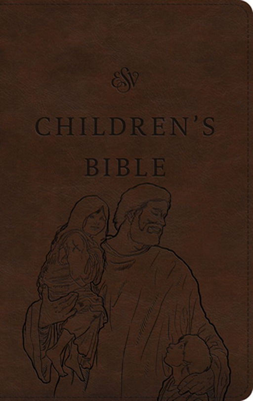 ESV Children's Bible (Trutone, Brown, Let the Children Come Design)