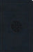 ESV Large Print Value Thinline Bible (Trutone, Navy, Mosaic Cross Design)