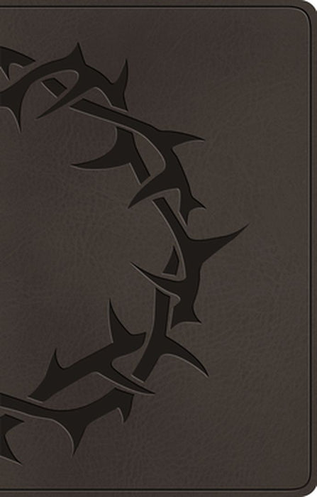ESV Premium Gift Bible (Trutone, Charcoal, Crown Design)