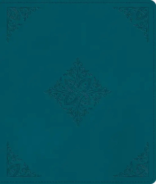 ESV Journaling Bible (Trutone, Deep Teal, Fleur-De-Lis Design)