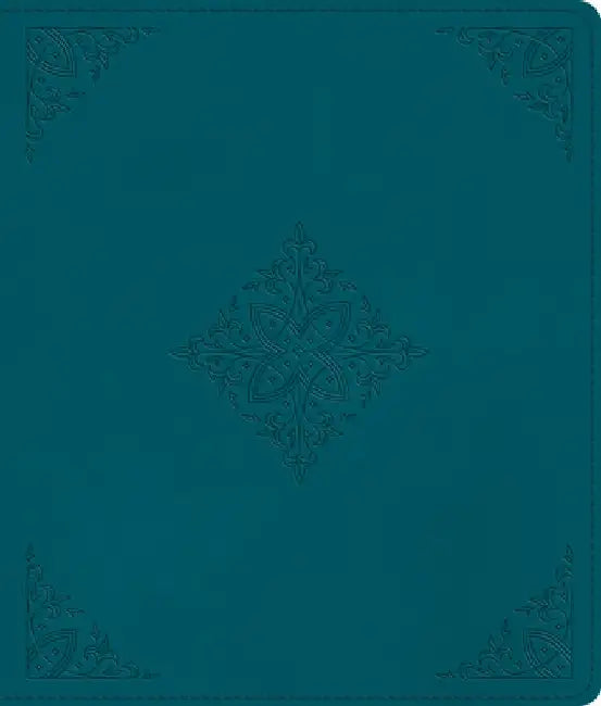 ESV Journaling Bible (Trutone, Deep Teal, Fleur-De-Lis Design)