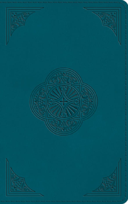 ESV Thinline Bible (Trutone, Deep Teal, Rotunda Design)