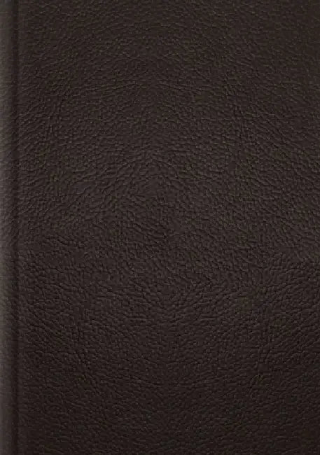 ESV Single Column Journaling Bible, Large Print (Buffalo Leather, Deep Brown)