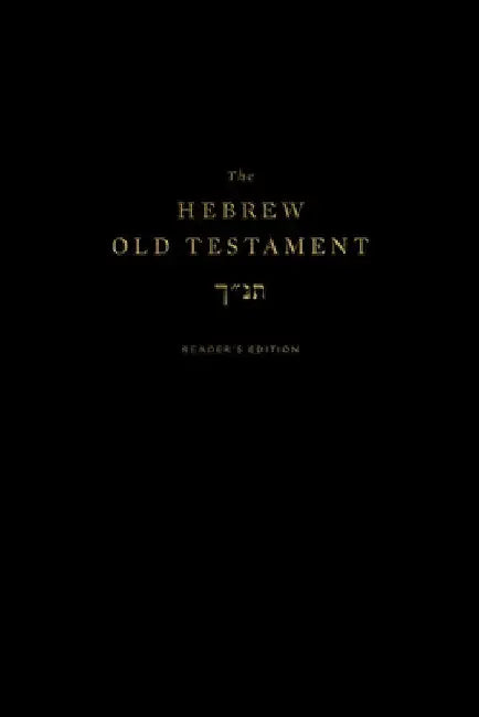 The Hebrew Old Testament, Reader's Edition