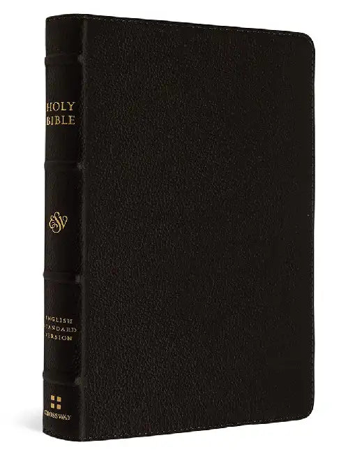 ESV Large Print Compact Bible (Buffalo Leather, Deep Brown)