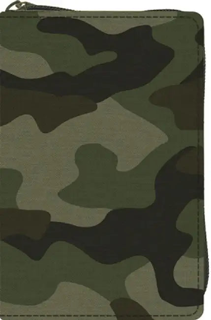 ESV Compact Bible (Canvas with Zipper, Camo Design)