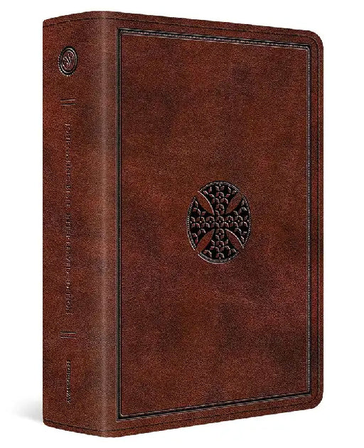 ESV Journaling Bible, Interleaved Edition (Trutone, Mahogany, Mosaic Cross Design)
