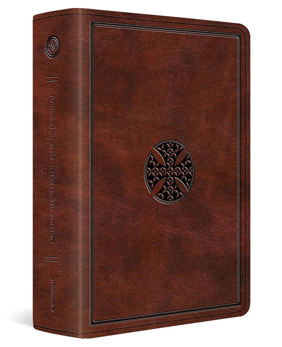 ESV Journaling Bible, Interleaved Edition (Trutone, Mahogany, Mosaic Cross Design)