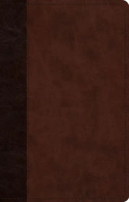 ESV Large Print Thinline Reference Bible (Trutone, Brown/Walnut, Timeless Design)