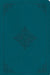 ESV Compact Bible (Trutone, Deep Teal, Fleur-De-Lis Design)