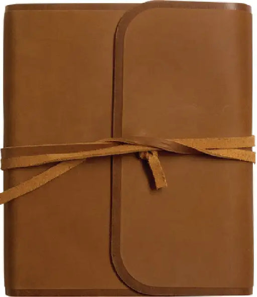 ESV Single Column Journaling Bible (Brown, Flap with Strap)