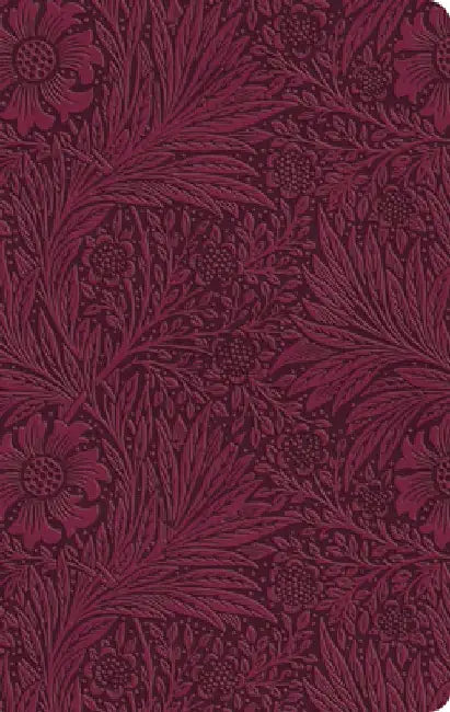 ESV Large Print Value Thinline Bible (Trutone, Raspberry, Floral Design)