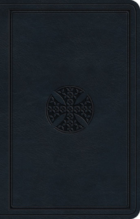 ESV Premium Gift Bible (Trutone, Navy, Mosaic Cross Design)